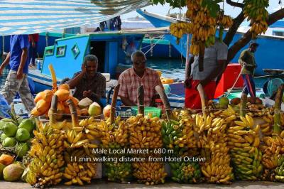 Local Market in Male'. A must visit if you are in Male'.