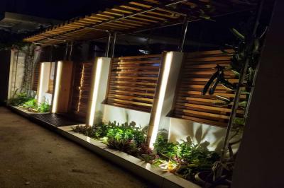 front view at night