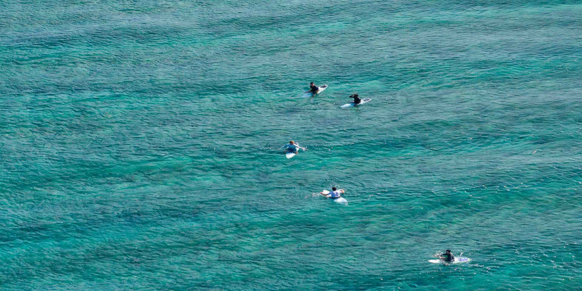 Waiting for a wave