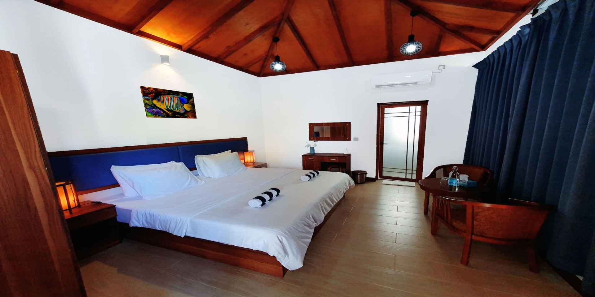 Deluxe Double Room with attached bathroom.